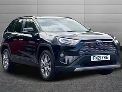 Black Used 2021 Toyota RAV4 Hybrid SUV | £27,495 (Fair price)