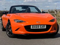 Racing orange Used 2019 Mazda MX5 Edition Cabriolet | £21,450 (A bit pricey)