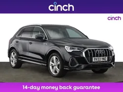 Black Used 2022 Audi Q3 S-Line SUV | £26,099 (Good price)