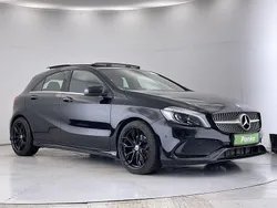 Black Used 2017 Mercedes A200 AMG line Hatchback | £11,290 (Fair price)
