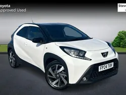 White Used 2024 Toyota Aygo Hatchback | £14,183 (Fair price)