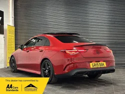 Red Used 2019 Mercedes CLA250 AMG Line Premium Plus Sedan | £20,995 (Fair price)