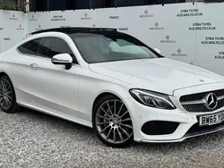 White Used 2016 Mercedes C300 AMG Line Premium Coupe | £13,695 (Fair price)