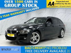 Black Used 2019 BMW 318 M Sport Estate | £19,395 (Fair price)