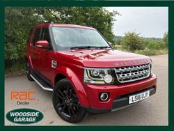 Red Used 2016 Land Rover Discovery 4 HSE Luxury SUV | £20,995 (Fair price)