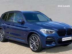 Blue Used 2020 BMW X3 M Sport SUV | £31,555 (A bit pricey)