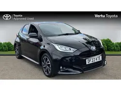 Black Used 2022 Toyota Yaris Hybrid Design Hatchback | £16,890 (Good price)
