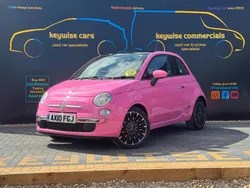 Pink Used 2010 Fiat 500 S Hatchback | £6,290