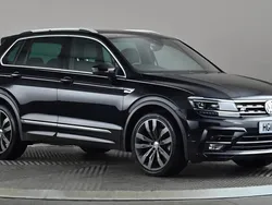 Black Used 2019 VW Tiguan R-line SUV | £23,298 (Fair price)