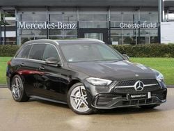 Black Used 2024 Mercedes C200 AMG line Estate | £29,305 (Good price)