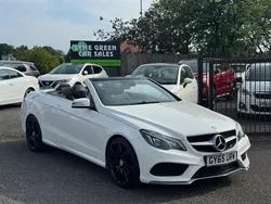 White Used 2015 Mercedes E220 AMG line Cabriolet | £11,000 (Fair price)