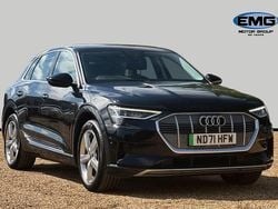 Black Used 2021 Audi e-tron Advanced SUV | £17,995 (Good price)