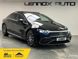 Black Used 2022 Mercedes EQS450+ AMG Line Premium Sedan | £48,990 (Fair price)