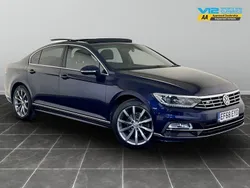 Blue Used 2018 VW Passat R-line Sedan | £12,295 (Fair price)