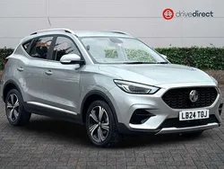 Metallic cosmic silver Used 2024 MG ZS Excite Sedan | £13,200 (Fair price)