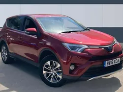 Red Used 2018 Toyota RAV4 Hybrid SUV | £16,778 (Super price)