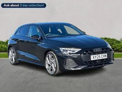 Black Used 2025 Audi A3 Black Edition Hatchback | £32,554 (Expensive)