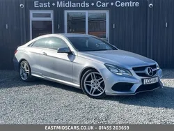 Silver Used 2014 Mercedes E250 AMG Coupe | £8,995 (Fair price)
