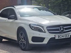 White Used 2014 Mercedes GLA220 AMG line SUV | £9,750 (Fair price)