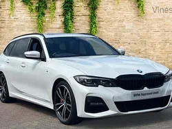White Used 2022 BMW 320 M Sport Estate | £27,527 (Fair price)