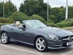 Grey Used 2015 Mercedes SLK350 AMG Cabriolet | £19,990 (Expensive)
