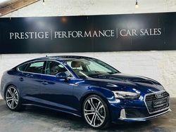Blue Used 2021 Audi A5 Sportback Sport Hatchback | £18,450 (Fair price)