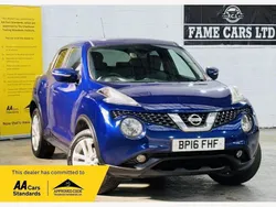 Blue Used 2016 Nissan Juke N-Connecta SUV | £3,500 (Good price)
