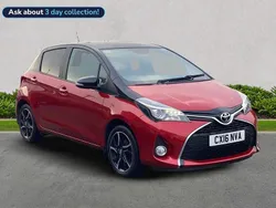 Red Used 2016 Toyota Yaris Design | £7,999 (A bit pricey)