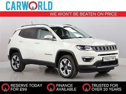 White Used 2019 Jeep Compass Limited SUV | £15,581 (Expensive)
