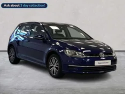 Blue Used 2017 VW Golf VII SE Hatchback | £15,078 (Fair price)