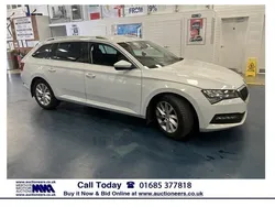 White Used 2020 Skoda Superb SE Technology Estate | £11,628 (Good price)