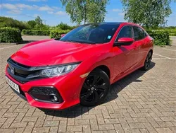 Red Used 2017 Honda Civic EX Hatchback | £8,995 (Fair price)