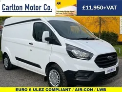 White Used 2018 Ford Transit Custom Van | £10,740 (Fair price)