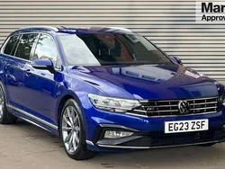 Blue Used 2023 VW Passat R-line Estate | £23,990 (Expensive)