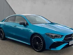 Blue Used 2024 Mercedes CLA200 AMG Line Premium Plus Coupe | £32,445 (Fair price)