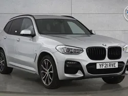 Silver Used 2021 BMW X3 M Sport SUV | £31,000 (Fair price)