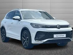 Pure white Used 2024 VW Tiguan R-line SUV | £34,990 (Expensive)