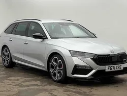 Brilliant silver metallic Used 2022 Skoda Octavia vRS Estate | £25,790 (Expensive)