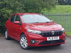 Red Used 2021 Dacia Sandero Comfort Hatchback | £10,698 (Fair price)
