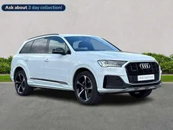 White Used 2021 Audi Q7 S-Line SUV | £45,557 (Fair price)