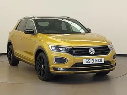 Yellow Used 2019 VW T-Roc R-line SUV | £18,998 (Good price)