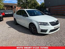 White Used 2014 Skoda Octavia vRS Hatchback | £4,995