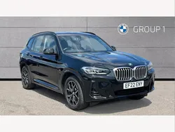 Black Used 2022 BMW X3 M Sport SUV | £34,500 (Fair price)