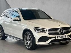 White Used 2021 Mercedes GLC300 AMG Line Premium SUV | £32,980 (Fair price)