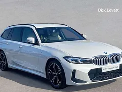 White Used 2023 BMW 330 M Sport Estate | £31,999 (Fair price)