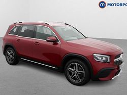 Red Used 2022 Mercedes GLB200 AMG line SUV | £24,799 (Fair price)