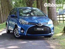 Blue Used 2016 Toyota Yaris Hatchback | £5,780 (Fair price)