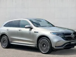 Mojave silver metallic Used 2021 Mercedes EQC400 AMG Line Premium Plus SUV | £32,560 (Expensive)