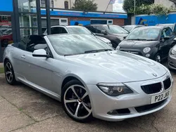 Silver Used 2010 BMW 635 Cabriolet Sport Line Cabriolet | £6,980