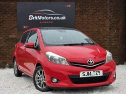 Red Used 2014 Toyota Yaris Plus Hatchback | £6,885 (Fair price)